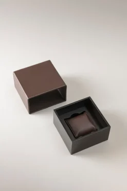 Saffiano style leather Watch box