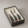 Springbok Cheese knife set deluxe case