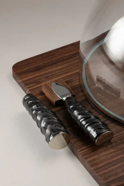 Springbok Cheese serving board with glassdome