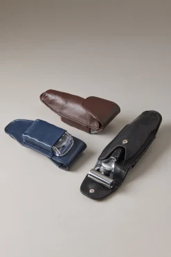 Springbok Fusion razor in springbok horn