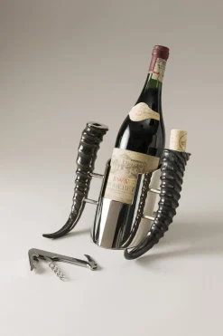 Springbok Wine bottle rest with handles