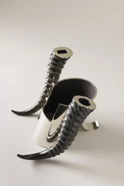 Springbok Wine bottle rest with handles