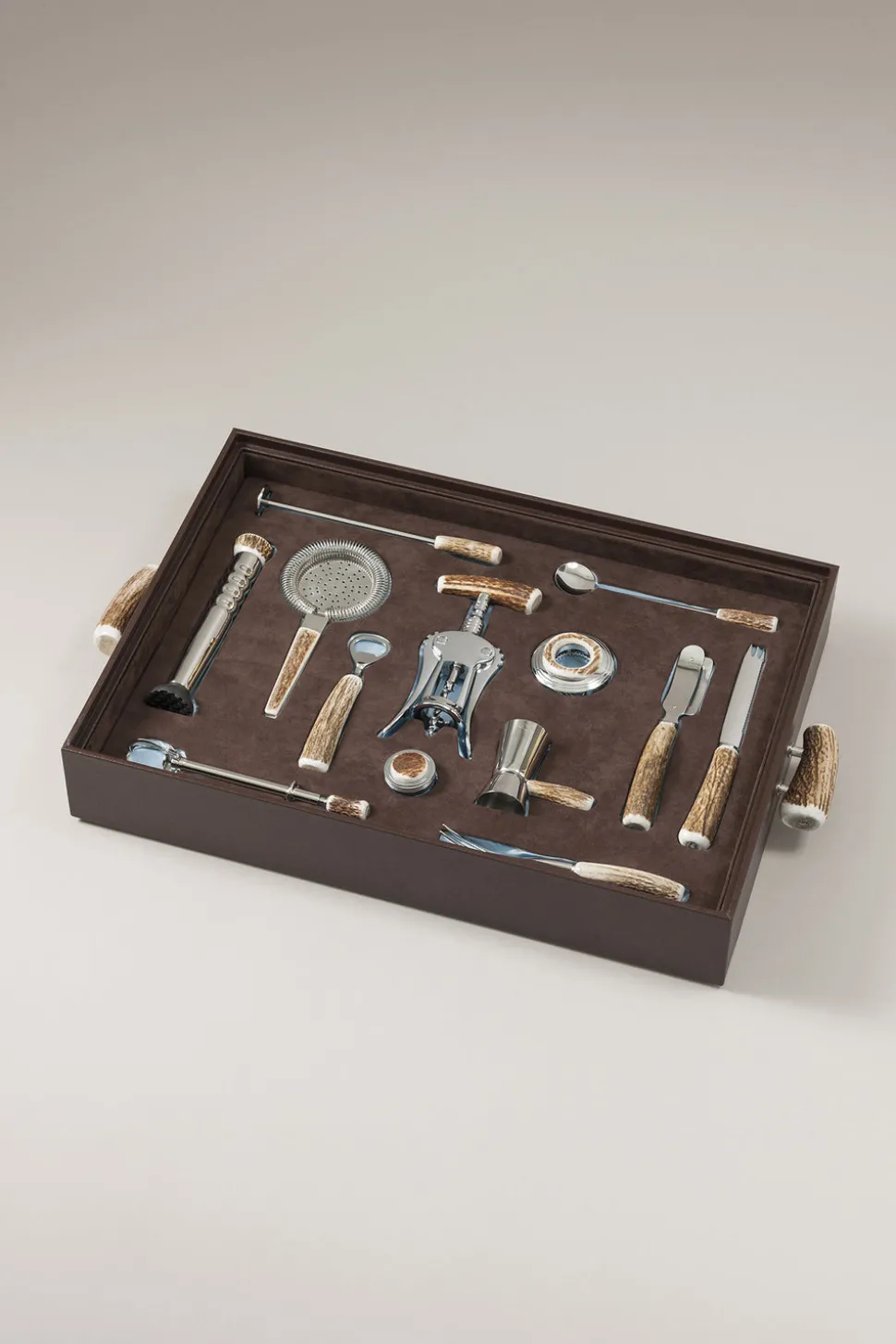 Stag antler Bar set