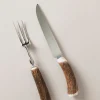 Stag antler Carving set
