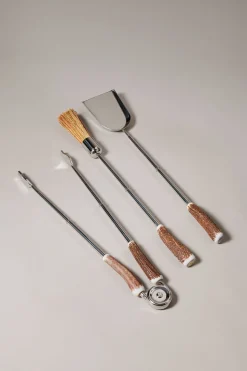Stag antler Fireplace set