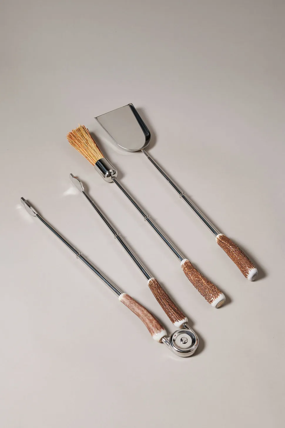 Stag antler Fireplace set