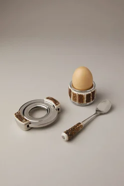 Stag antler French-style boiled egg set