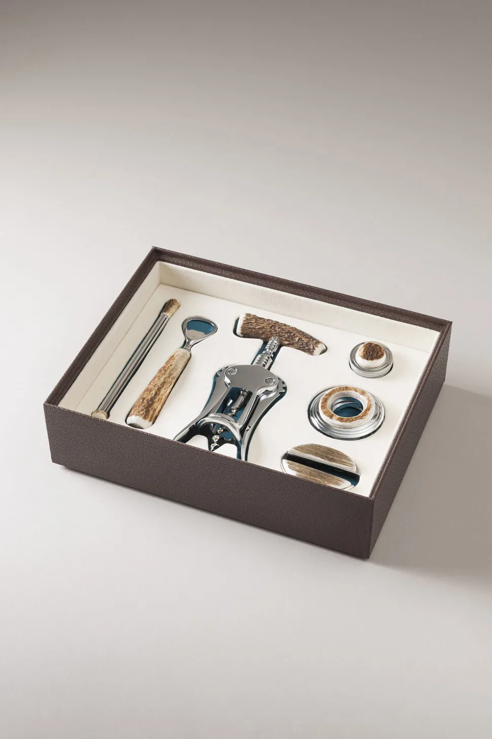 Stag antler Large wine set
