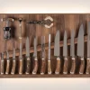 Stag antler Medium wall-mounted knives set