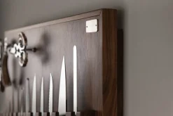 Stag antler Medium wall-mounted knives set