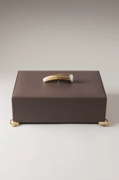 Stag antler Men's jewelry coffret