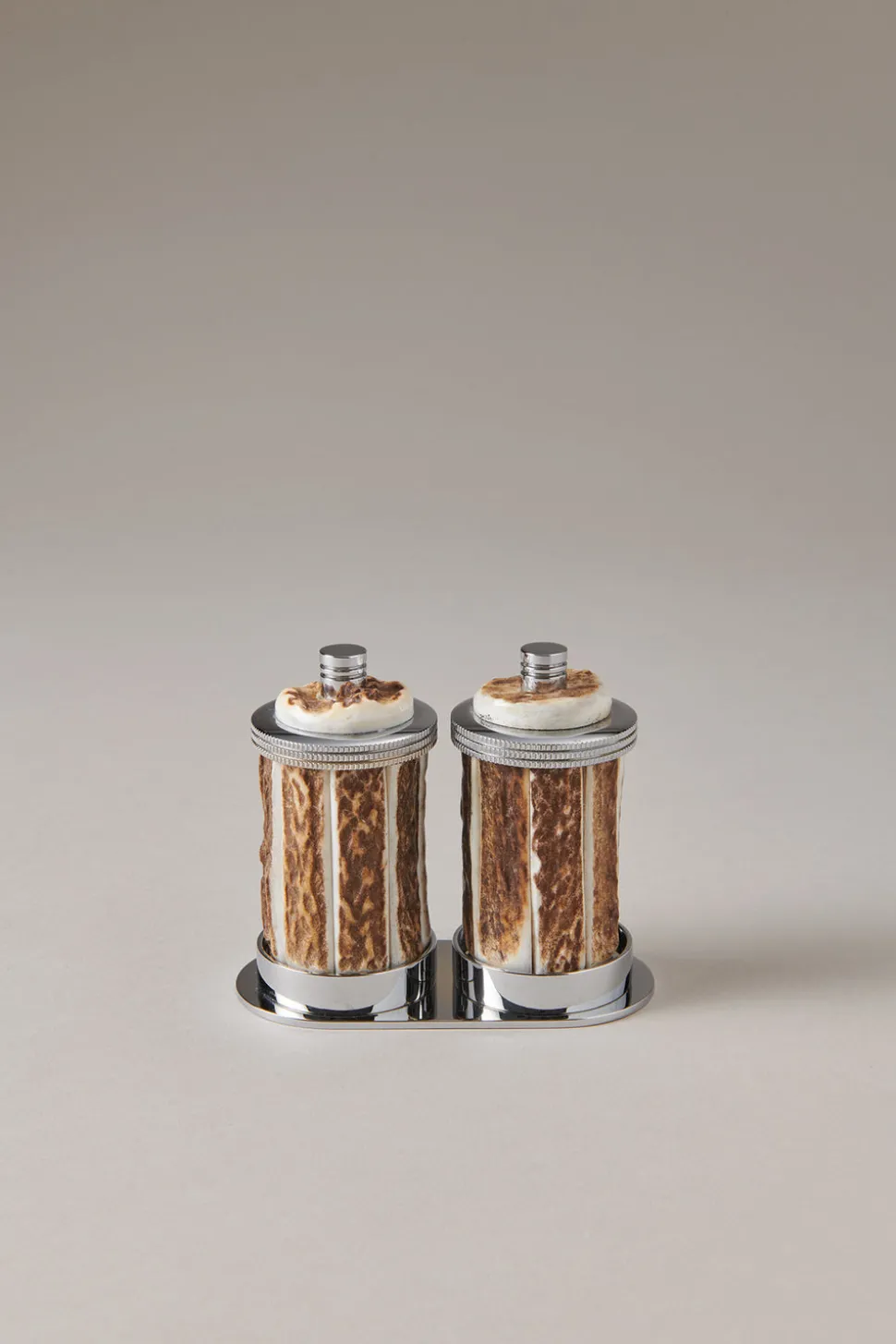 Stag antler Mini salt and pepper mill