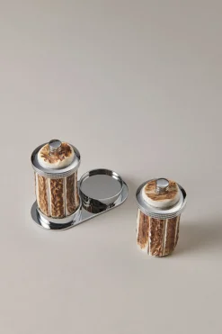 Stag antler Mini salt and pepper mill