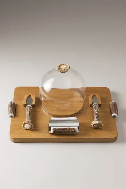Stag antler Parmesan cheese set