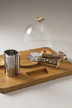 Stag antler Parmesan cheese set