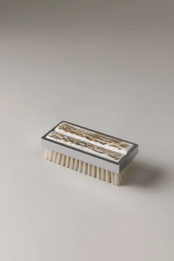 Stag antler Rectangular nail brush