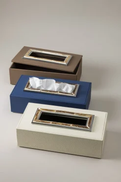 Stag antler Rectangular tissue box