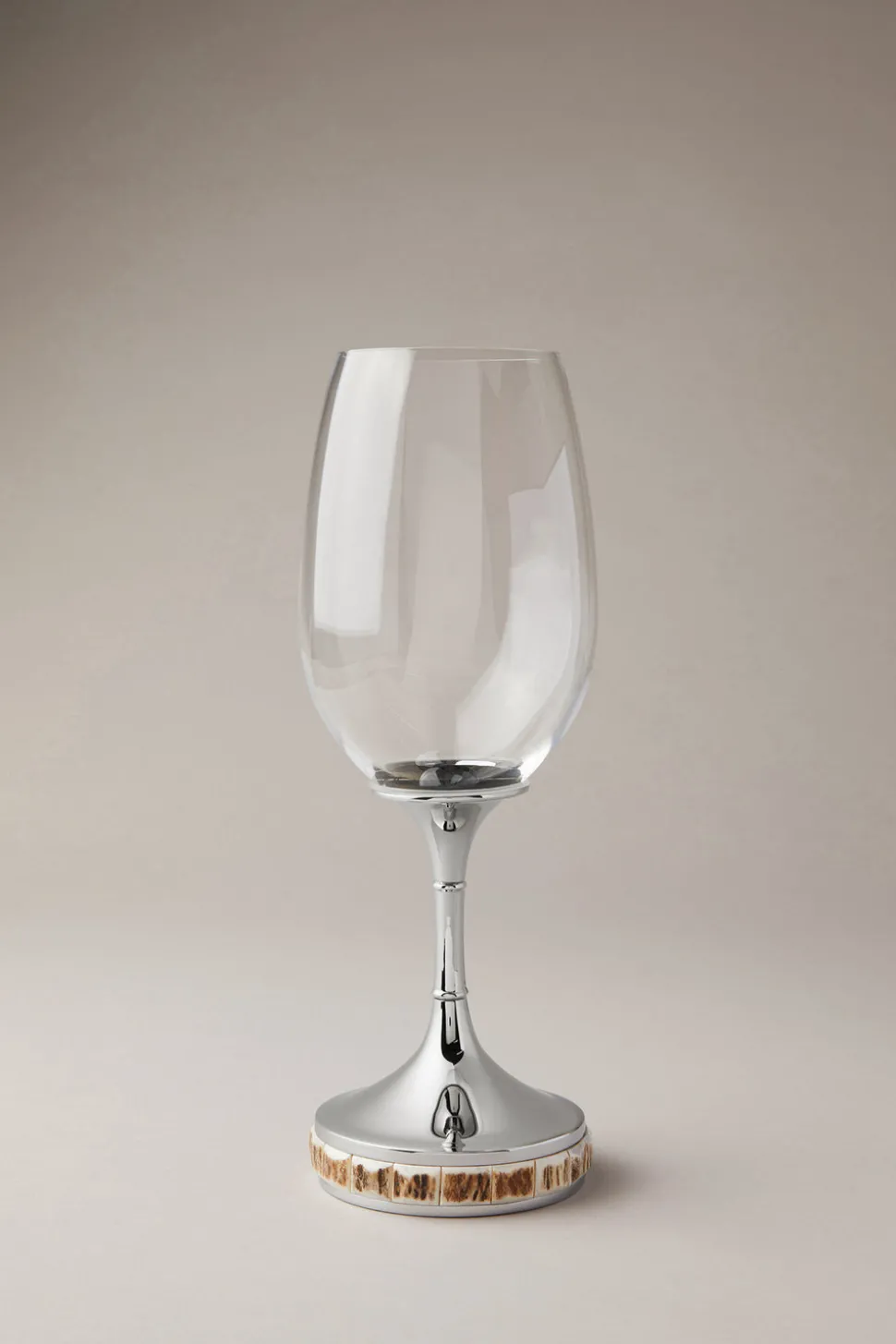 Stag antler Red wine glass