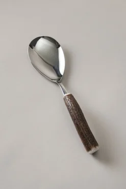 Stag antler Rice server
