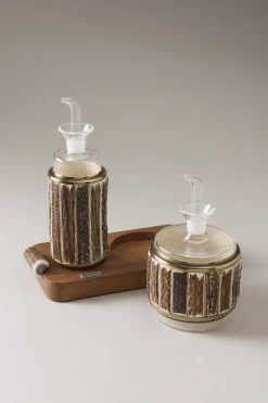 Stag antler Small pourer set