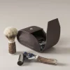 Stag antler Travelling shaving set