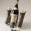 Stag antler Wine bottle rest with handles