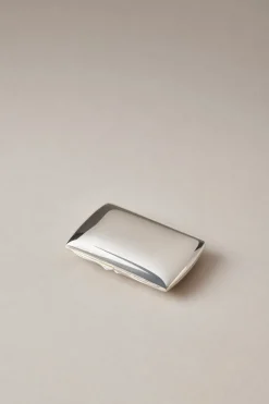 Sterling silver Pill box with cutter