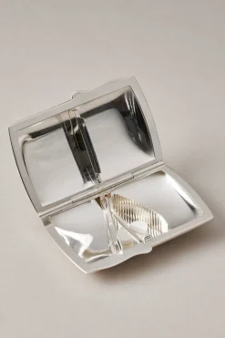 Sterling silver Pill box with cutter