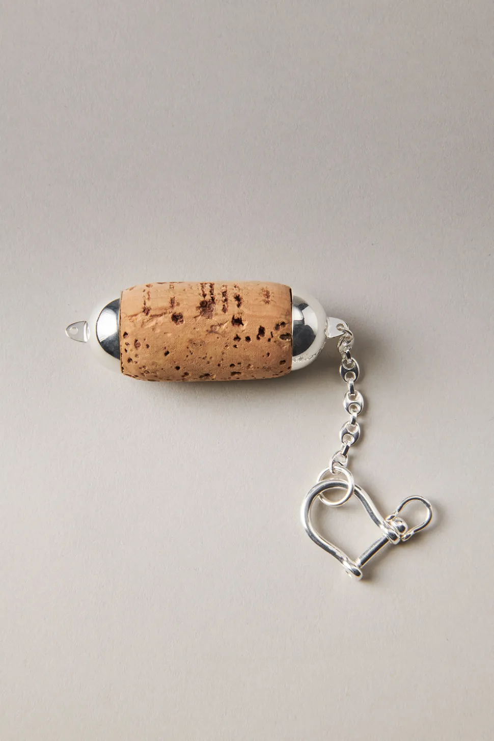 Sterling silver Sailing key chain