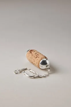 Sterling silver Sailing key chain