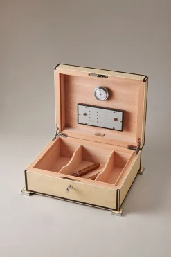 Stingray skin Medium cigar humidor box