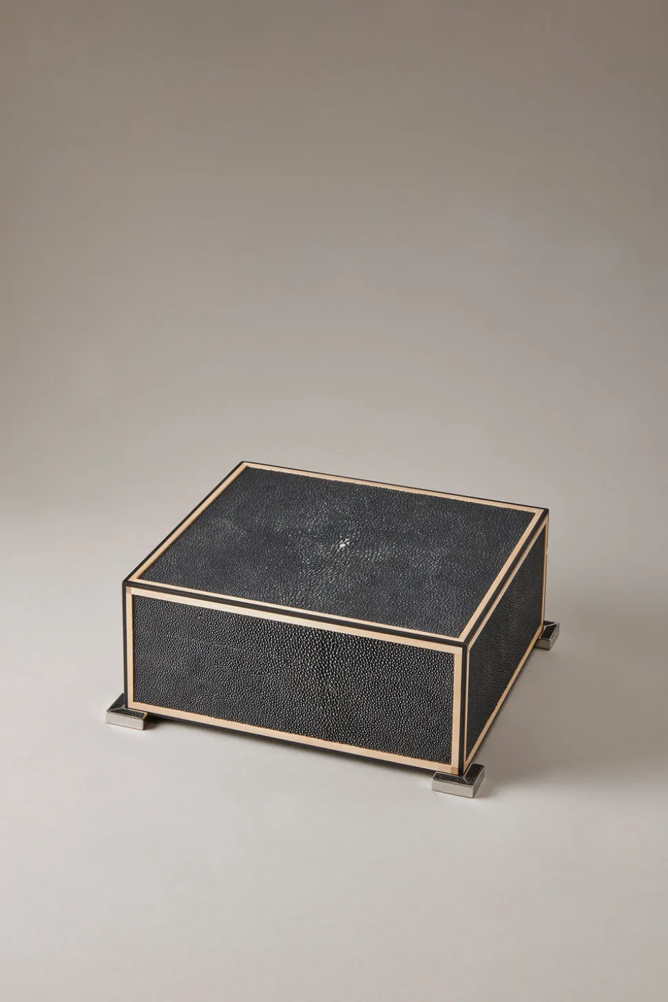 Stingray skin Small cigar humidor box