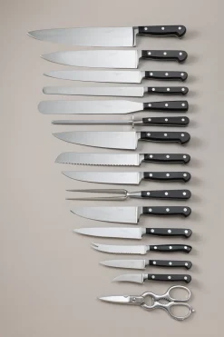Walnut tree Large kitchen knife set