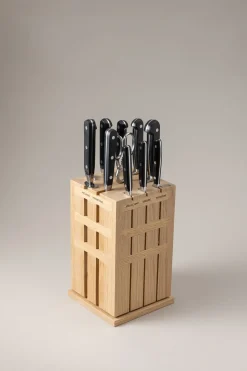 Walnut tree Small kitchen knife set