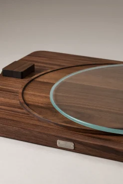 Warthog Cheese serving board with glassdome