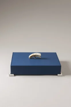 Warthog Rectangular tidy box nautical leather