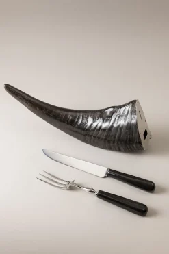 Water buffalo Carving set