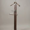 White Carrara marble Bathroom valet with mirror and plain shoulders