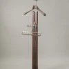Wood Bathroom valet with mirror and plain shoulders