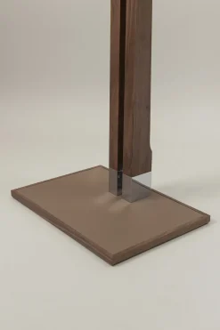 Wood Bathroom valet with mirror and plain shoulders