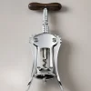 Wood Brass double lever corkscrew