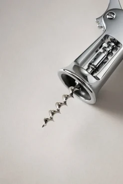 Wood Brass double lever corkscrew