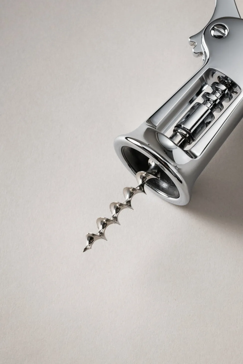 Wood Brass double lever corkscrew