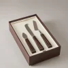 Wood Cheese knife set deluxe case