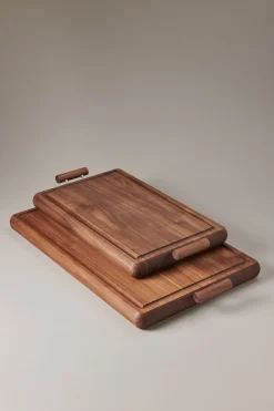 Wood Cutting board with handles
