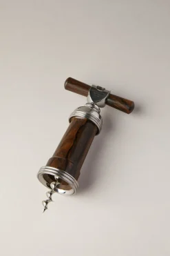 Wood mechanical corkscrew