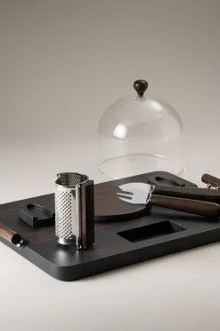 Wood Parmesan cheese set