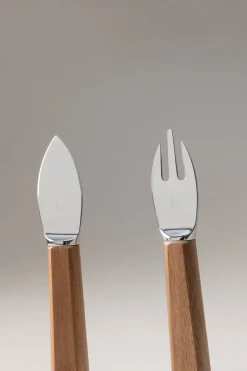 Wood Parmesan cheese set