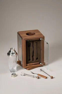 Wood Rotating bar set