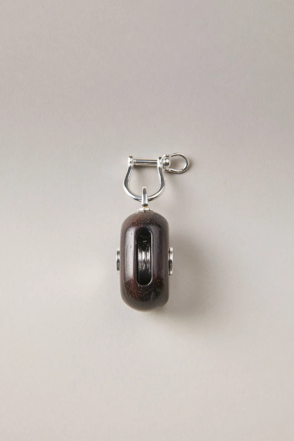 Wood Sailing key chain